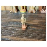Vintage Hand-Carved Figurine Lot – Wood & Resin Characters, Musicians, Gnomes & Miniatures