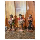Large Vintage Figurine Lot – Musicians, Villagers, Folk Art & Miniatures Collection