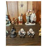 Large Vintage Figurine Lot – Musicians, Villagers, Folk Art & Miniatures Collection