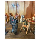 Large Vintage Figurine Lot – Musicians, Villagers, Folk Art & Miniatures Collection
