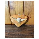 Vintage Mixed Decor & Collectibles Lot – Figurines, Pin Cushion, Key, Western Wall Art & More