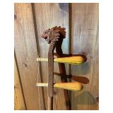 Pair of Traditional Bowed Folk Instruments