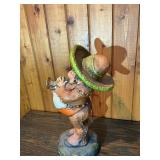Vintage Folk Art Musician Figurine