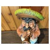 Vintage Folk Art Musician Figurine