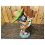 Vintage Folk Art Musician Figurine