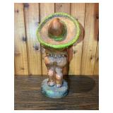 Vintage Folk Art Musician Figurine