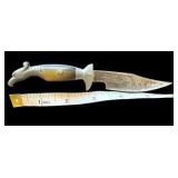 Vintage Tijuana Knife with Eagle Head Handle