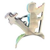 Vintage Cast Iron Golf Caddy Doorstop