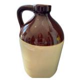 Two Tone Stoneware Whiskey Jug