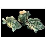 Ceramic Fish Shakers Stamped "SUNFISH"