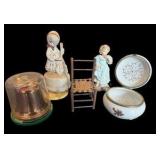 Collection of Vintage Decorative Figurines
