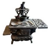 Miniture Crescent Cast Iron Stove