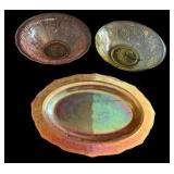 Collection of Vintage Depression Glass