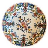 Royal Tichelaar Makkum Delft Floral Decor Wall Plate