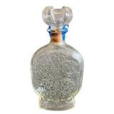 Vintage Schenley Embossed Glass Whiskey Decanter