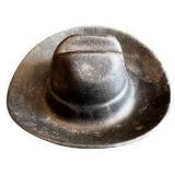 Cast Iron Cowboy Hat Ashtray