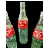 Three Vintage Diet Rite Cola Glass Bottles