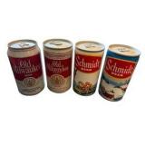 Vintage Old Milwaukee & Schmitt Sealed Beer Cans