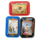 Set of Three Anheuser-Busch Budweiser Trays