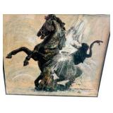 KC Plaza Horse & Rider Signed Artwork