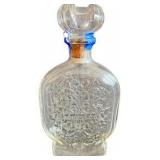 Vintage Schenley Embossed Glass Whiskey Decanter