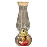 Vintage Glass Oil Lamp