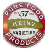 Sealed Ande Rooney Heinz Pure Food Metal Sign