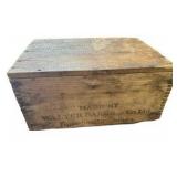 Walter Baker & Co. Small Wooden Crate