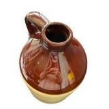 Two Tone Stoneware Whiskey Jug