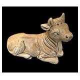 Vintage Ceramic Brown Cow Sugar, Creamer & Shaker Set