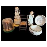 Collection of Vintage Decorative Figurines