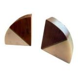 Marble & Wood Bookends