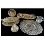 Collection of Cut Crystal Glass