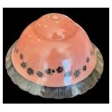 Three Vintage Art Deco Glass Ceiling Shades