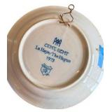 Royal Tichelaar Makkum Delft Floral Decor Wall Plate