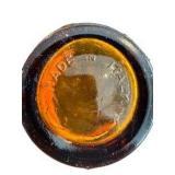 Tall Amber Glass Decanter