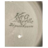Vintage K & G Luneville Grape Design Plate