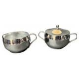 Silverplated Sugar & Creamer Set