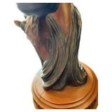 Mom & Baby Horse Head Sculpture