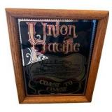 Vintage Railway Advertising Mirrors - Union & Central Pacific