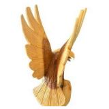 Hand Carved American Eagle Sculpture
