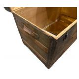 Large Antique Steamer Trunk