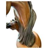 Mom & Baby Horse Head Sculpture