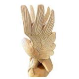 Hand Carved American Eagle Sculpture