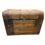 Large Antique Steamer Trunk