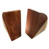 Marble & Wood Bookends