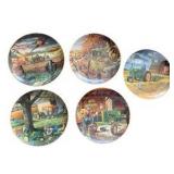 Set of Five Charles Freitag Collector Plates