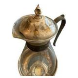 Vintage Silverplate & Glass Coffee/Tea Warmer