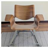 Blu Dot Buttercup Rocking Chair with Wood and Metal Frame