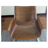 Blu Dot Buttercup Rocking Chair with Wood and Metal Frame